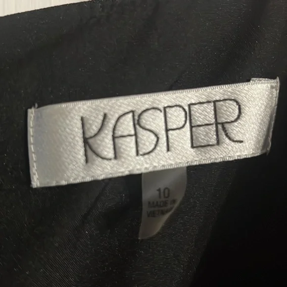 Kasper black sleeveless mini dress - Picture 3 of 8